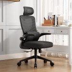 ΚΑΡΕΚΛΑ ΓΡΑΦΕΙΟΥ KESI HM1222 01 ΜΑΥΡO MESH PP 52x50x122Υεκ c545462