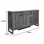 Μπουφές Beles pakoworld sonoma 160x40x93 5εκ c545467