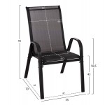 ΣΕΤ ΤΡΑΠΕΖΑΡΙΑΣ 5ΤΜΧ ADAM HM10896 03 ΤΡΑΠΕΖΙ 120x70εκ 4 ΠΟΛΥΘΡΟΝΕΣ--ΜΑΥΡΟ c545473