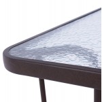 ΣΕΤ ΤΡΑΠΕΖΑΡΙΑΣ 5ΤΜΧ ADAM HM10897 02 ΤΡΑΠΕΖΙ 110x60εκ 4 ΠΟΛΥΘΡΟΝΕΣ--ΚΑΦΕ c545478
