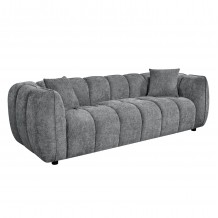ΚΑΝΑΠΕΣ 3-ΘΕΣΙΟΣ LYKKE HM3323 01 ΓΚΡΙ ΥΦΑΣΜΑ 229x89x70Υεκ c545479