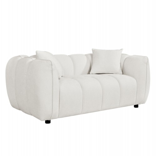 ΚΑΝΑΠΕΣ 2-ΘΕΣΙΟΣ LYKKE HM3324 02 ΕΚΡΟΥ ΥΦΑΣΜΑ 172x89x70Υεκ c545481