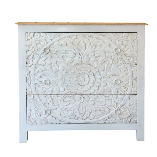 LOTUS ΣΥΡΤΑΡΙΕΡΑ ΛΕΥΚΟ DECAPE ΦΥΣΙΚΟ 90x42x90cm c545499
