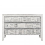 FLOR ΣΥΡΤΑΡΙΕΡΑ 3ΣΥΡΤΑΡΙΑ ΛΕΥΚΟ DECAPE ΦΥΣΙΚΟ 115x42x75cm c545500