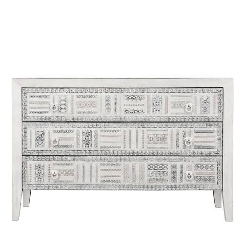 FLOR ΣΥΡΤΑΡΙΕΡΑ 3ΣΥΡΤΑΡΙΑ ΛΕΥΚΟ DECAPE ΦΥΣΙΚΟ 115x42x75cm c545500