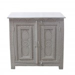 IOS ΚΟΜΟΤΑ 2ΠΟΡΤΕΣ OFF WHITE 95x42x95cm c545502