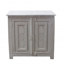 IOS ΚΟΜΟΤΑ 2ΠΟΡΤΕΣ OFF WHITE 95x42x95cm c545502
