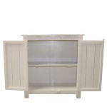 IOS ΚΟΜΟΤΑ 2ΠΟΡΤΕΣ OFF WHITE 95x42x95cm c545502