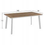 ΣΕΤ ΤΡΑΠΕΖΑΡΙΑΣ 5ΤΜΧ TABER HM10824 01 ΑΛΟΥΜΙΝΙΟ ΛΕΥΚΟ--POLYWOOD--P E ΣΧΟΙΝΙ ΜΠΕΖ c545567