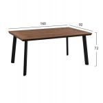 ΣΕΤ ΤΡΑΠΕΖΑΡΙΑΣ 5ΤΜΧ TABER HM10824 02 ΑΛΟΥΜ ΣΚΟΥΡΟ ΓΚΡΙ--POLYWOOD--P E ΣΧΟΙΝΙ ΜΠΕΖ c545568