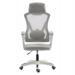ΚΑΡΕΚΛΑ ΓΡΑΦΕΙΟΥ SALAS HM1223 02 P P ΛΕΥΚΟ-ΓΚΡΙ MESH ΥΦΑΣΜΑ 60x60x118-128Υεκ c545592
