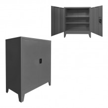 Μεταλλικό ντουλάπι Armon pakoworld ανθρακί 90x45x100εκ c545617