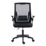 ΚΑΡΕΚΛΑ ΓΡΑΦΕΙΟΥ ZENITH HM1225 01 PP MESH ΥΦΑΣΜΑ--ΜΑΥΡΟ 60x60x92-100Υεκ c545626