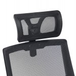 ΚΑΡΕΚΛΑ ΓΡΑΦΕΙΟΥ MATRON HM1226 01 ΜΑΥΡO PP MESH ΥΦΑΣΜΑ 47x47x128Υεκ c545628