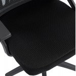 ΚΑΡΕΚΛΑ ΓΡΑΦΕΙΟΥ MATRON HM1226 01 ΜΑΥΡO PP MESH ΥΦΑΣΜΑ 47x47x128Υεκ c545628