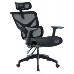 ΚΑΡΕΚΛΑ ΓΡΑΦΕΙΟΥ APEX HM1227 01 ΜΑΥΡO MESH PP 68x68x120-130Υεκ c545630