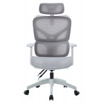 ΚΑΡΕΚΛΑ ΓΡΑΦΕΙΟΥ APEX HM1227 02 ΛΕΥΚΟ PP--ΑΝΟΙΧΤΟ ΓΚΡΙ MESH 68x68x120-130Υεκ c545631