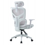 ΚΑΡΕΚΛΑ ΓΡΑΦΕΙΟΥ APEX HM1227 02 ΛΕΥΚΟ PP--ΑΝΟΙΧΤΟ ΓΚΡΙ MESH 68x68x120-130Υεκ c545631