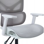 ΚΑΡΕΚΛΑ ΓΡΑΦΕΙΟΥ APEX HM1227 02 ΛΕΥΚΟ PP--ΑΝΟΙΧΤΟ ΓΚΡΙ MESH 68x68x120-130Υεκ c545631