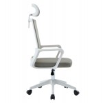 ΚΑΡΕΚΛΑ ΓΡΑΦΕΙΟΥ VELOCITY HM1229 02 ΛΕΥΚΟ PP--ΑΝΟΙΧΤΟ ΓΚΡΙ MESH 61x62x123Υεκ c545632