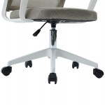 ΚΑΡΕΚΛΑ ΓΡΑΦΕΙΟΥ VELOCITY HM1229 02 ΛΕΥΚΟ PP--ΑΝΟΙΧΤΟ ΓΚΡΙ MESH 61x62x123Υεκ c545632