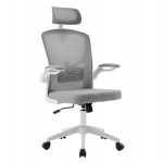 ΚΑΡΕΚΛΑ ΓΡΑΦΕΙΟΥ FLOATER HM1230 02 ΛΕΥΚΟ PP--ΑΝΟΙΧΤΟ ΓΚΡΙ MESH 62x62x106-116Υεκ c545634