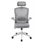 ΚΑΡΕΚΛΑ ΓΡΑΦΕΙΟΥ FLOATER HM1230 02 ΛΕΥΚΟ PP--ΑΝΟΙΧΤΟ ΓΚΡΙ MESH 62x62x106-116Υεκ c545634