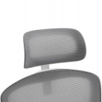 ΚΑΡΕΚΛΑ ΓΡΑΦΕΙΟΥ FLOATER HM1230 02 ΛΕΥΚΟ PP--ΑΝΟΙΧΤΟ ΓΚΡΙ MESH 62x62x106-116Υεκ c545634