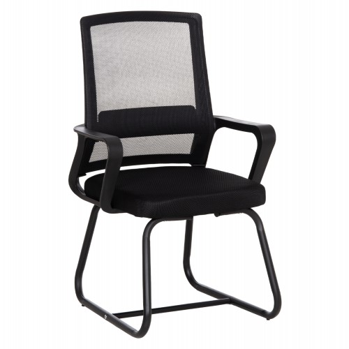 ΚΑΡΕΚΛΑ ΕΠΙΣΚΕΠΤΗ CASTER HM1228 01 PP--MESH--ΜΕΤΑΛΛΟ ΜΑΥΡΟ 46x52x94Υεκ SET 2τμχ c545641