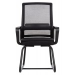 ΚΑΡΕΚΛΑ ΕΠΙΣΚΕΠΤΗ CASTER HM1228 01 PP--MESH--ΜΕΤΑΛΛΟ ΜΑΥΡΟ 46x52x94Υεκ SET 2τμχ c545641