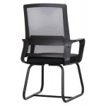 ΚΑΡΕΚΛΑ ΕΠΙΣΚΕΠΤΗ CASTER HM1228 01 PP--MESH--ΜΕΤΑΛΛΟ ΜΑΥΡΟ 46x52x94Υεκ SET 2τμχ c545641