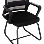 ΚΑΡΕΚΛΑ ΕΠΙΣΚΕΠΤΗ CASTER HM1228 01 PP--MESH--ΜΕΤΑΛΛΟ ΜΑΥΡΟ 46x52x94Υεκ SET 2τμχ c545641