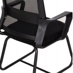 ΚΑΡΕΚΛΑ ΕΠΙΣΚΕΠΤΗ CASTER HM1228 01 PP--MESH--ΜΕΤΑΛΛΟ ΜΑΥΡΟ 46x52x94Υεκ SET 2τμχ c545641