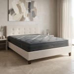 Κρεβάτι με στρώμα Mago-Resty pakoworld ύφασμα εκρου 160x200εκ c545659