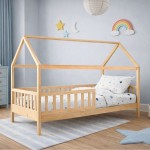 DREAM τ Montessori Παιδικό Κρεβάτι με Στρώμα 90x190 19cm Ξύλο Πεύκου Απόχρωση Φυσικό c545692