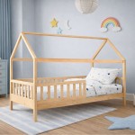 DREAM τ Montessori Παιδικό Κρεβάτι με Στρώμα 90x190 19cm Ξύλο Πεύκου Απόχρωση Φυσικό c545692