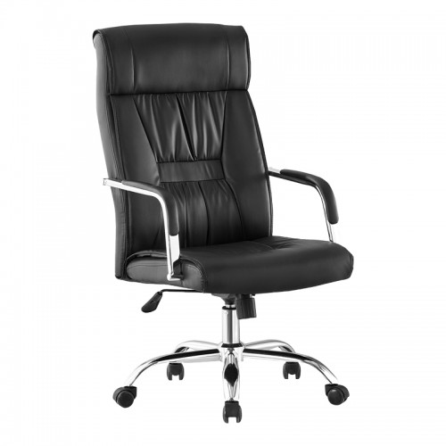 Καρέκλα γραφείου διευθυντή Biani pakoworld pu μαύρο 56x70x107-115εκ c545702
