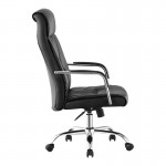 Καρέκλα γραφείου διευθυντή Biani pakoworld pu μαύρο 56x70x107-115εκ c545702
