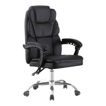 Καρέκλα γραφείου διευθυντή Sanema pakoworld pu μαύρο 62x67x112-122εκ c545703