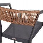 ΣΕΤ ΤΡΑΠΕΖΑΡΙΑΣ 7ΤΜΧ MIRI HM10875 01 ΤΡΑΠΕΖΙ ΜΕΤΑΛΛΙΚΟ ΓΚΡΙ--ΚΑΡΕΚΛΕΣ ΑΛΟΥΜΙΝΙΟΥ c545726