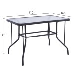 ΣΕΤ ΤΡΑΠΕΖΑΡΙΑΣ 5ΤΜΧ ΕΞ ΧΩΡΟΥ ADAM HM10873 02 ΜΕΤΑΛΛΟ WICKER ΣΕ ΓΚΡΙ c545792