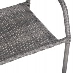 ΣΕΤ ΤΡΑΠΕΖΑΡΙΑΣ 5ΤΜΧ ΕΞ ΧΩΡΟΥ ADAM HM10873 02 ΜΕΤΑΛΛΟ WICKER ΣΕ ΓΚΡΙ c545792