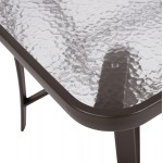 ΣΕΤ ΤΡΑΠΕΖΑΡΙΑΣ 5ΤΜΧ ΕΞ ΧΩΡΟΥ BRUNO HM10874 01 ΜΕΤΑΛΛΟ WICKER ΣΕ ΚΑΦΕ c545795