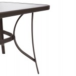 ΣΕΤ ΤΡΑΠΕΖΑΡΙΑΣ 5ΤΜΧ ΕΞ ΧΩΡΟΥ BRUNO HM10874 01 ΜΕΤΑΛΛΟ WICKER ΣΕ ΚΑΦΕ c545795