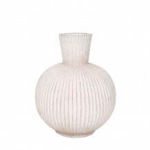 NIREAS ΒΑΖΟ 30x30x38cm MgO ΛΕΥΚΟ c545806
