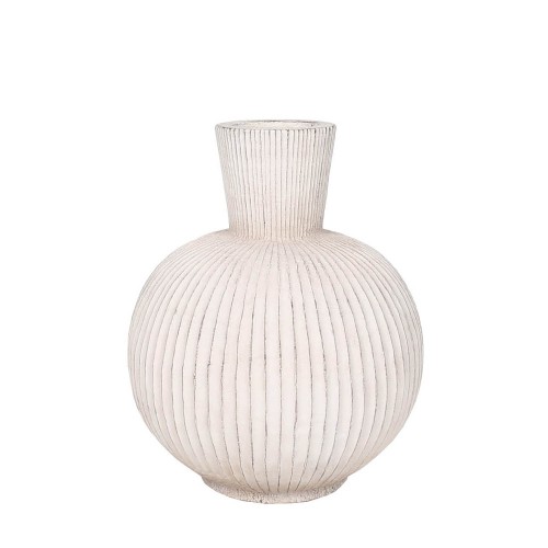 NIREAS ΒΑΖΟ 30x30x38cm MgO ΛΕΥΚΟ c545806