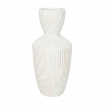 NEFELI ΒΑΖΟ 25x25x56cm MgO ΛΕΥΚΟ c545807