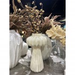 SEMELI ΒΑΖΟ 25x25x45cm MgO ΛΕΥΚΟ c545843