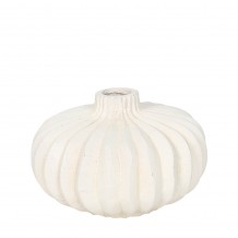 SEMELI ΒΑΖΟ 35x35x21cm MgO ΛΕΥΚΟ c545844