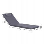 ΜΑΞΙΛΑΡΙ ΞΑΠΛΩΣΤΡΑΣ ΜΕ ΠΡΟΣΚΕΦΑΛΟ SIFNOS HM11234 31T TEXTILENE 600g m2 2x1-ΓΚΡΙ c545856